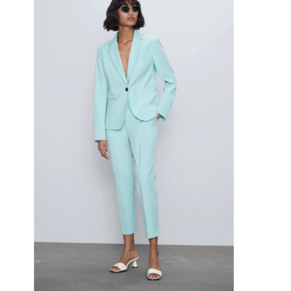 Zara ankle trouser pants NWT - Picture 6 of 7